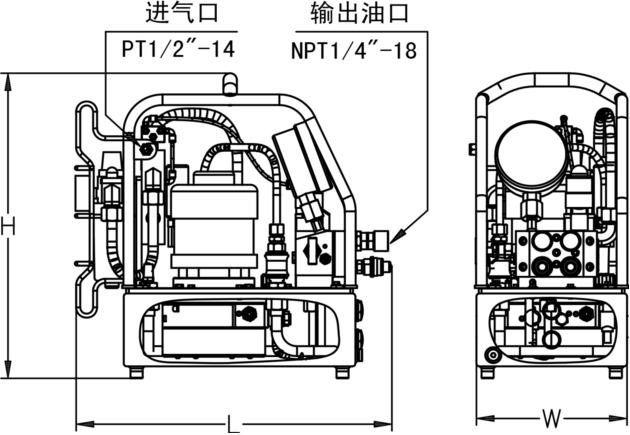 SPA系列氣動液壓扳手泵
