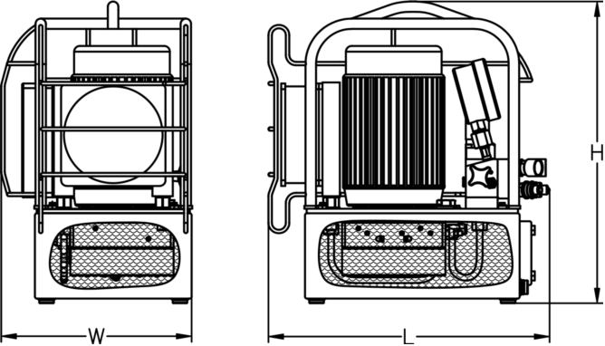 SWP8000系列大流量電動(dòng)液壓扳手泵(圖1)