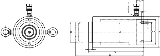 SSJ系列單作用大噸位液壓千斤頂